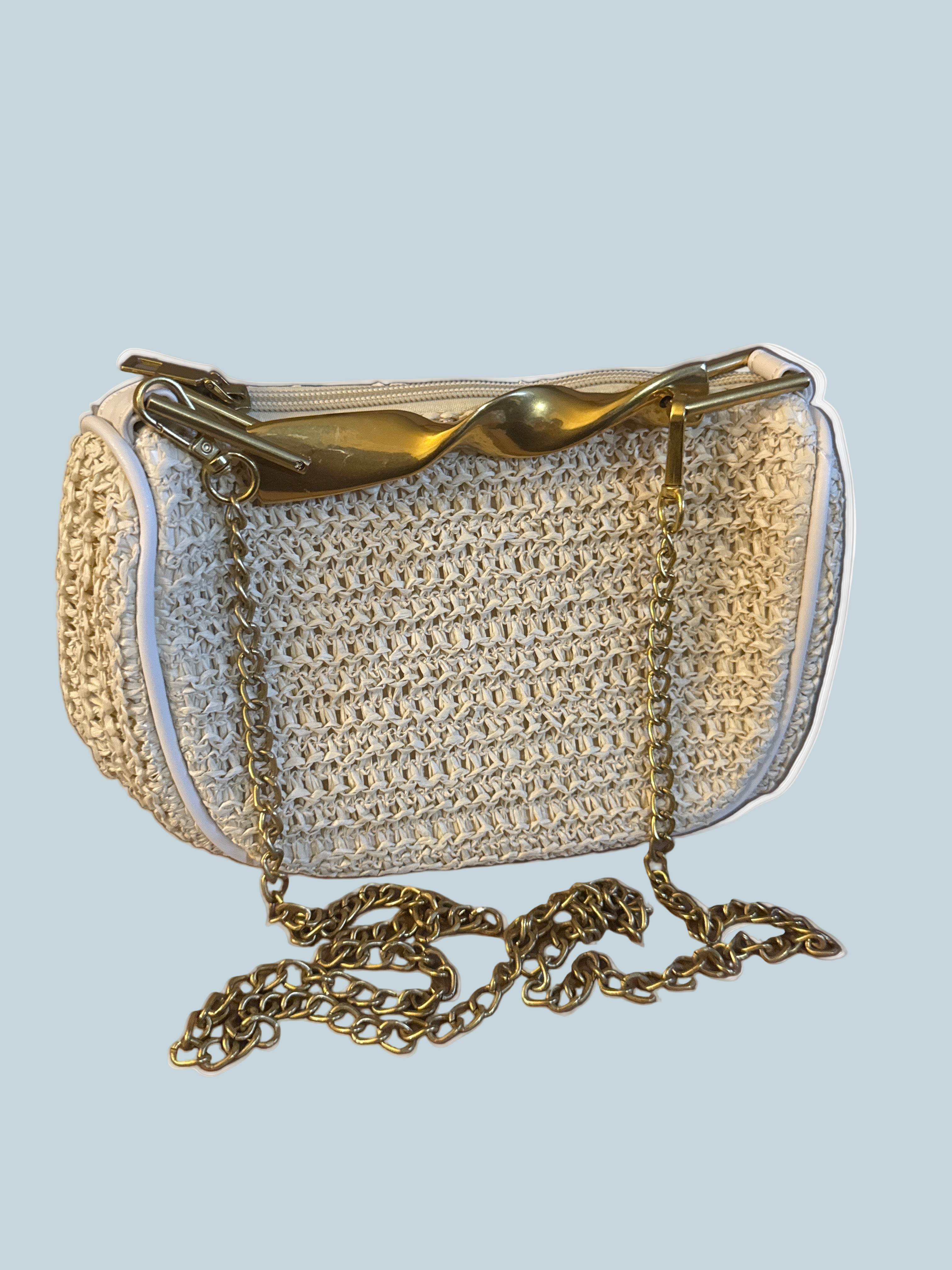 Straw Clutch Bag. Like New