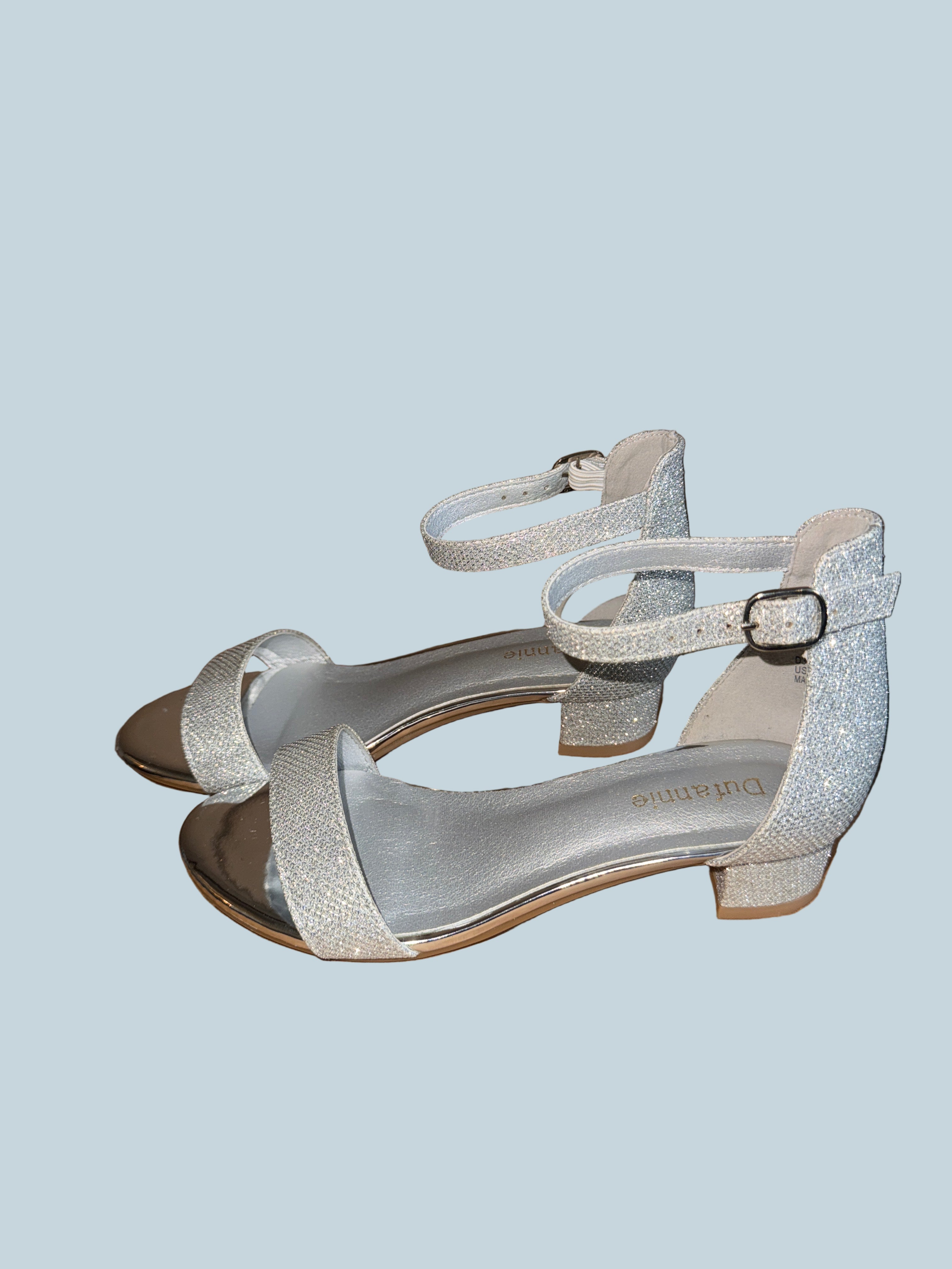 Dianne Kids Girls Glitter Dress Shoe Sandals. Like New. Size 4