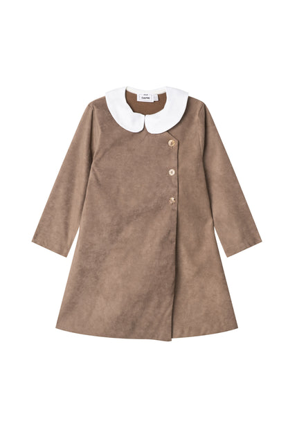 Contrast Collar Dress