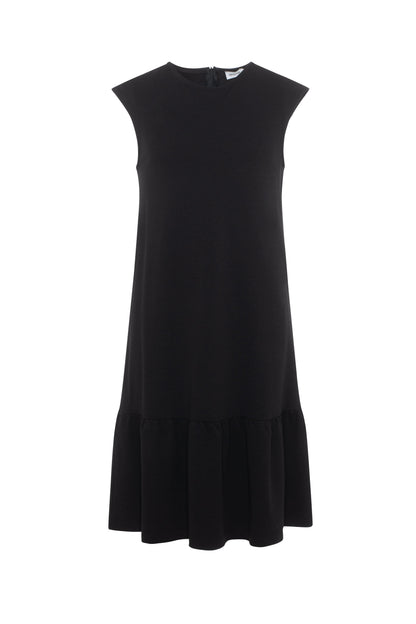 Solid Ruffle Jumper