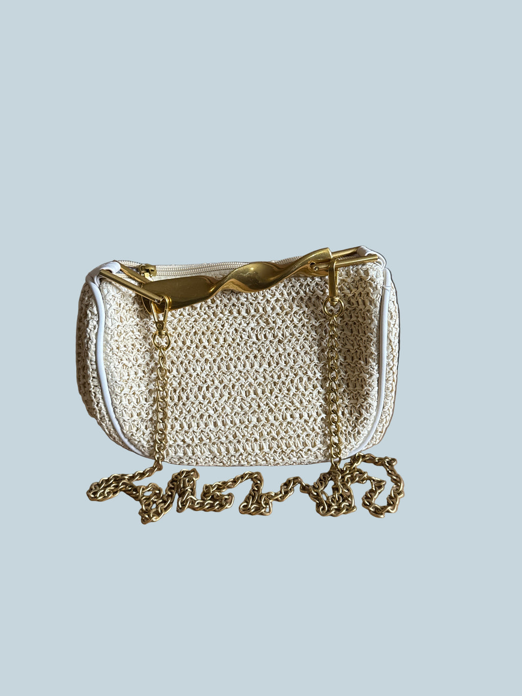 Straw Clutch Bag. Like New