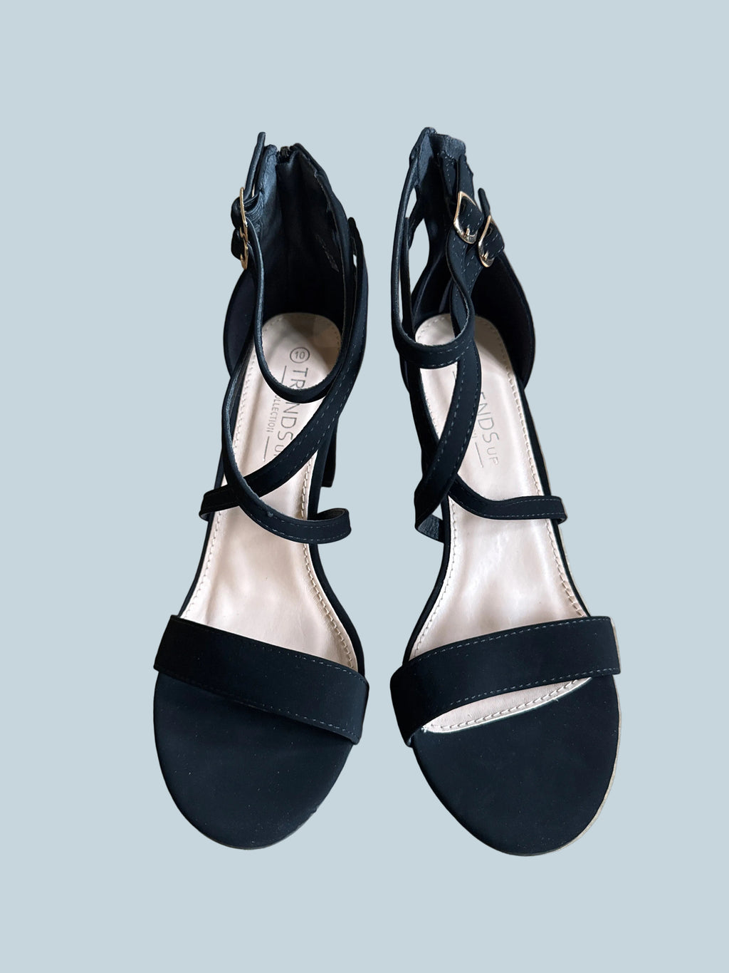 Trends. Women Heeled Sandals. Like New. Size 10