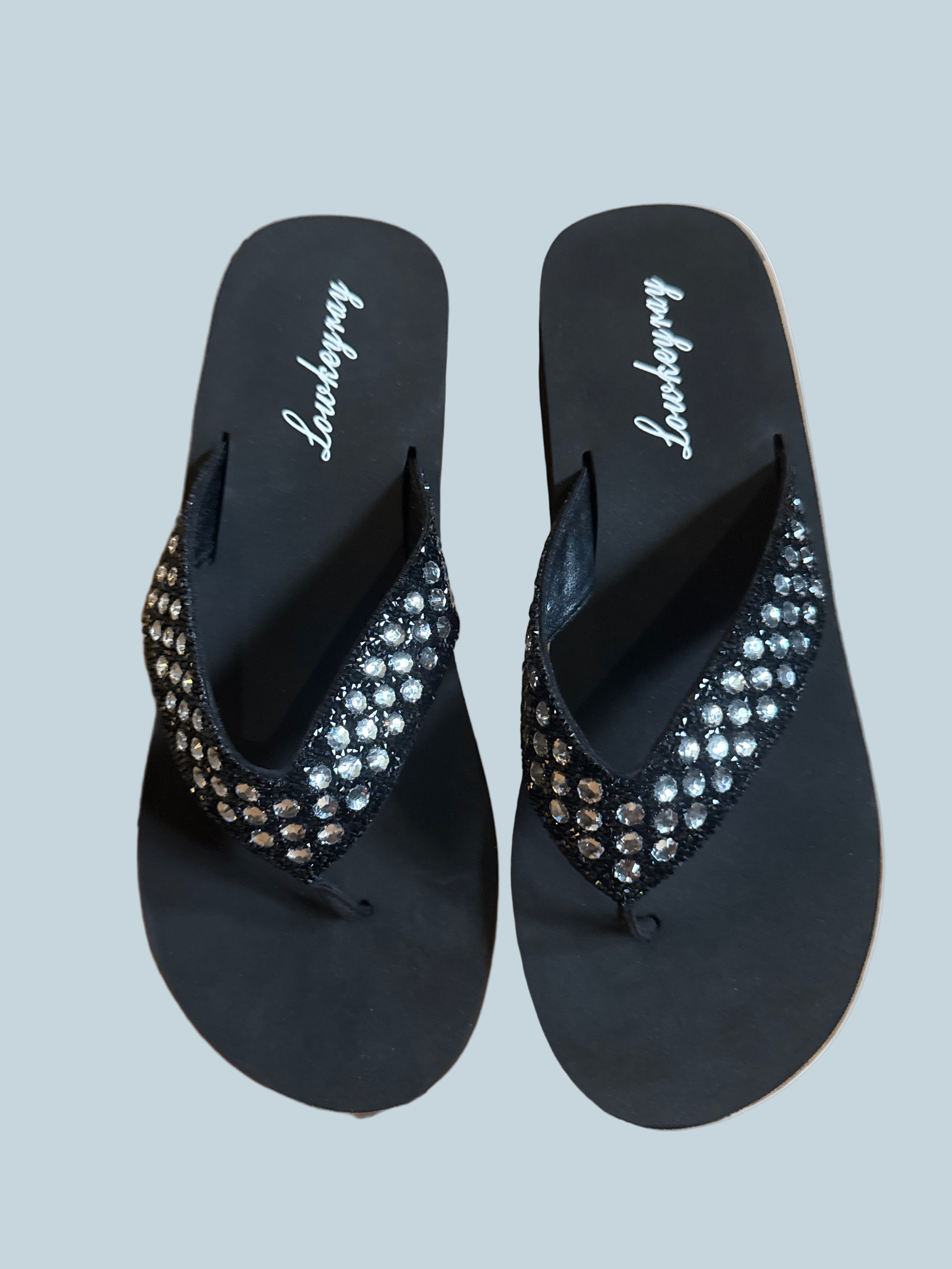 Lowkeyray Women Wedge Slide Shoe Slippers Like New. Size 10