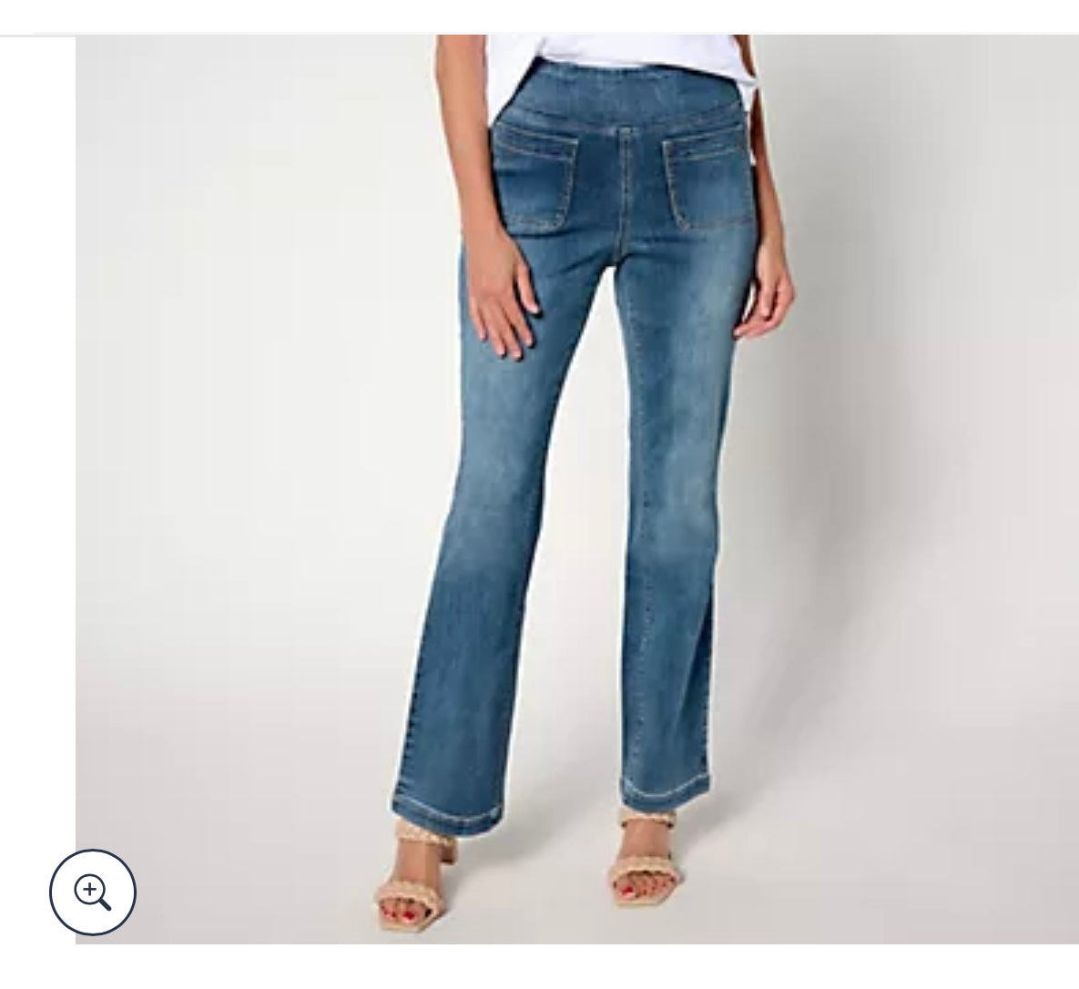 Belle by Kim Gravel_Reg TripleLuxe Denim Baby Boot Cut Jean. Rinse Wash/Regular 4