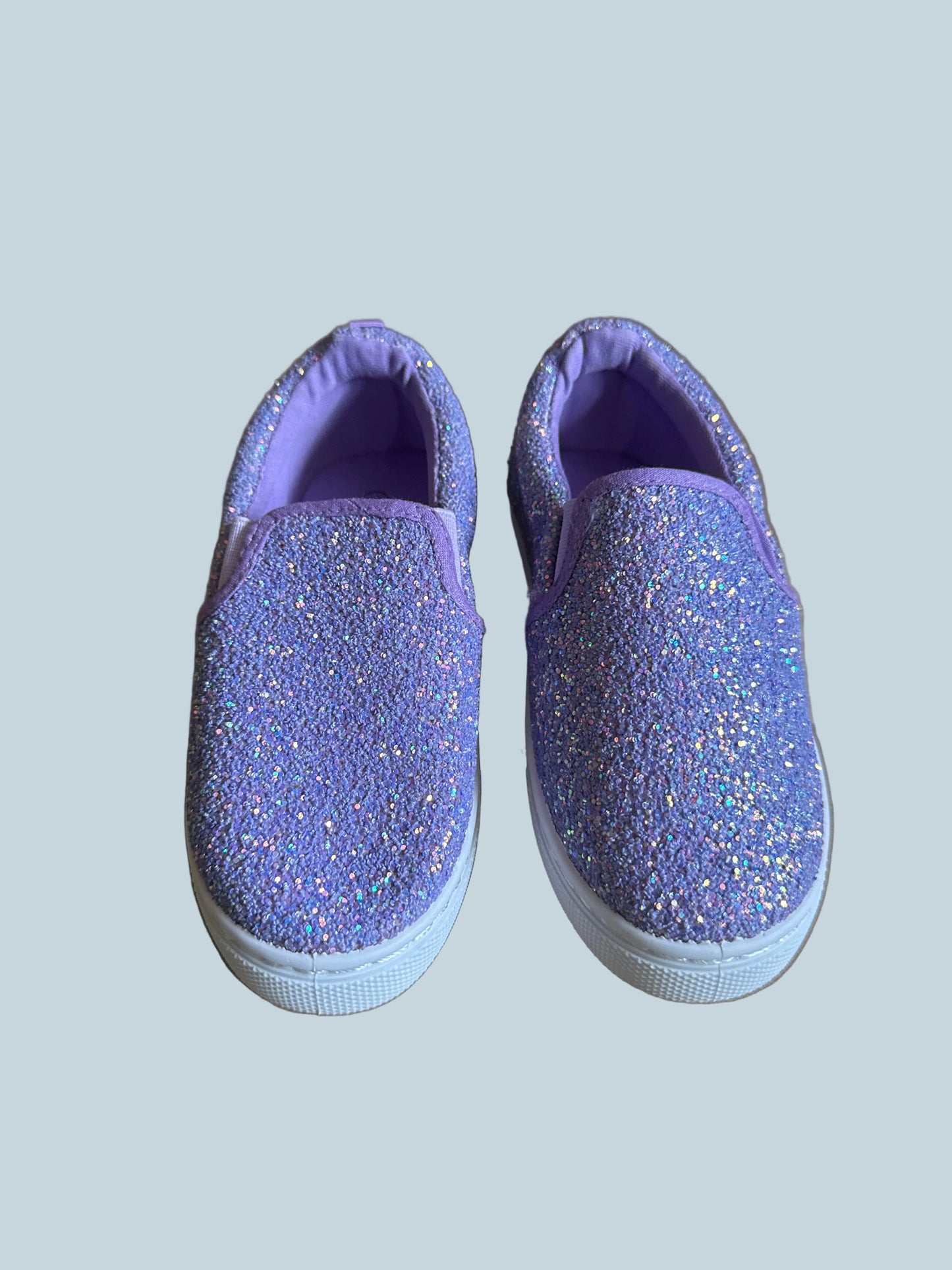 Slip-on Girls Glitter Shoe Flat. Like New. Kids Size 11