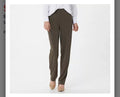 Susan Graver Regular Liquid Knit Straight-Leg Pants