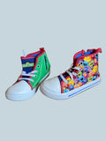 Sesame Street Kids High Top Canvas Sneakers. Like New. Kids Size 11
