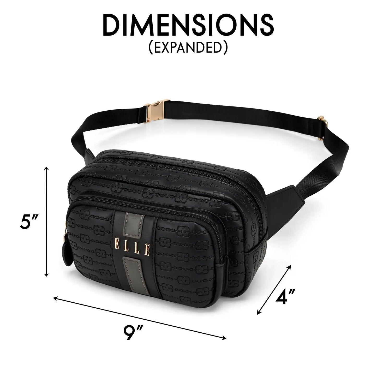 Eleganza 1.6L Belt Bag | Fanny Pack | Sling | Crossbody Bag