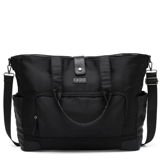 Voyage 25L Twill and Vegan Leather Weekender Tote Bag
