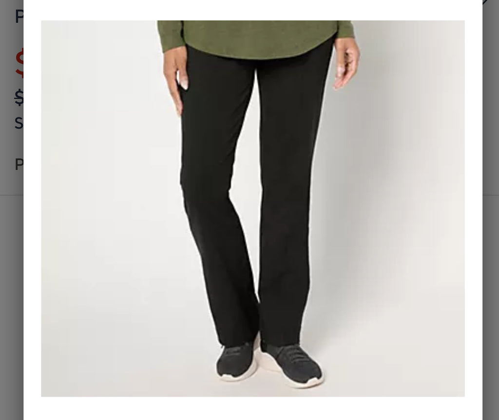 Denim & Co. Regular Duo Stretch Lightly Boot Pant