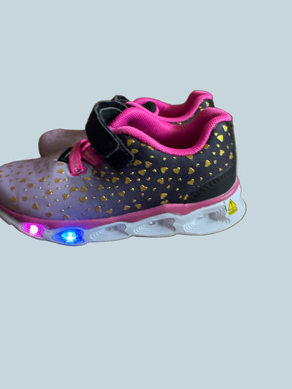 Girls Light-Up Sneakers Shoe. Like New. Toddler Size 10