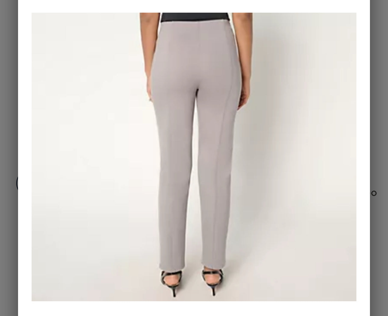 Susan Graver Regular Ponte Knit Pull-On Pants w/ Seam Detail