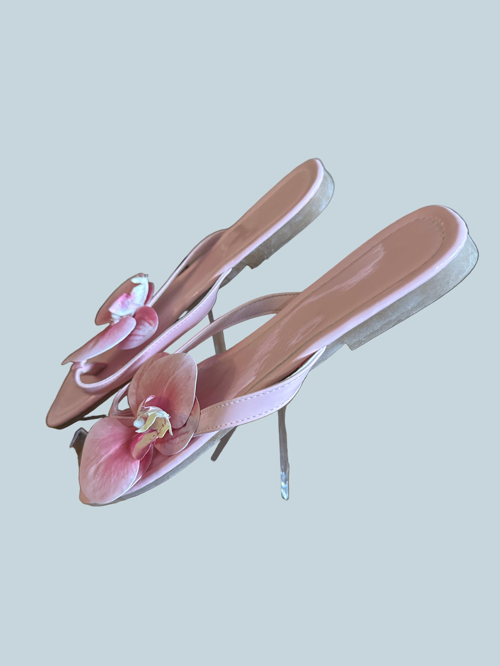 Women 3D Flower Slide Shoe Sandals. Second hand. Size 42