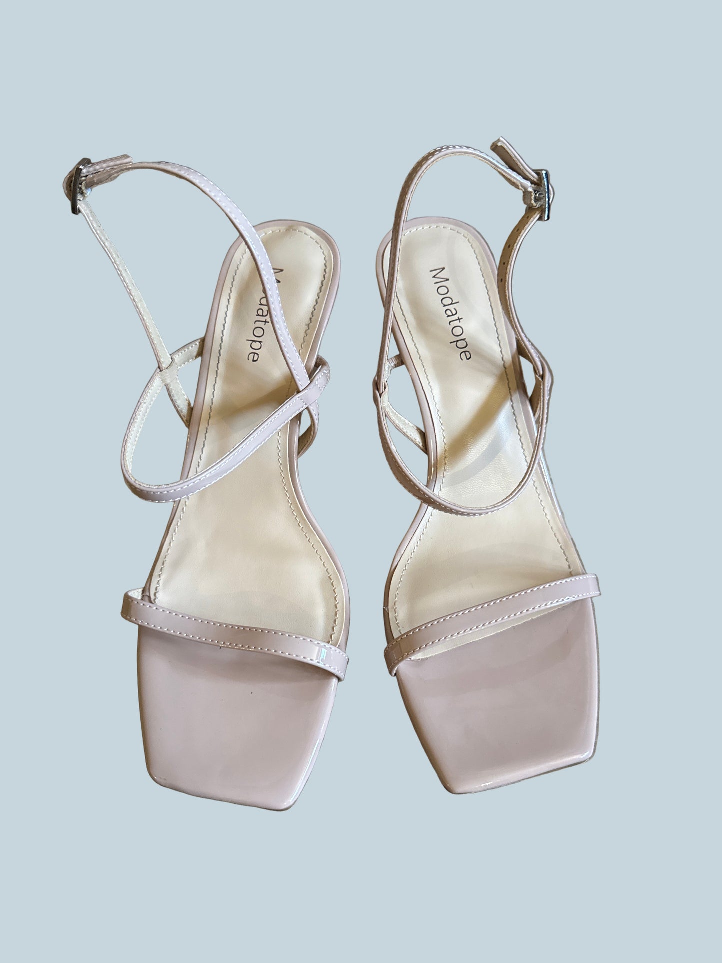 Modatope Women Heeled Sandals. Like New. Size 8