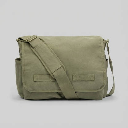 Men's Canvas Messenger Bag – Daily Commuter Carry