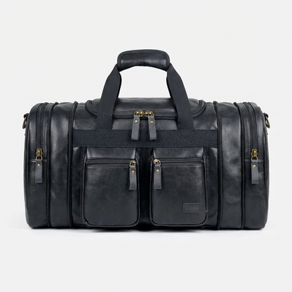Men's Vegan Leather Duffel Bag – Organized Travel Carry