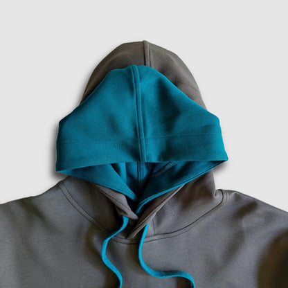 Cloud 9 Tech Hoodie - Graphite/Teal