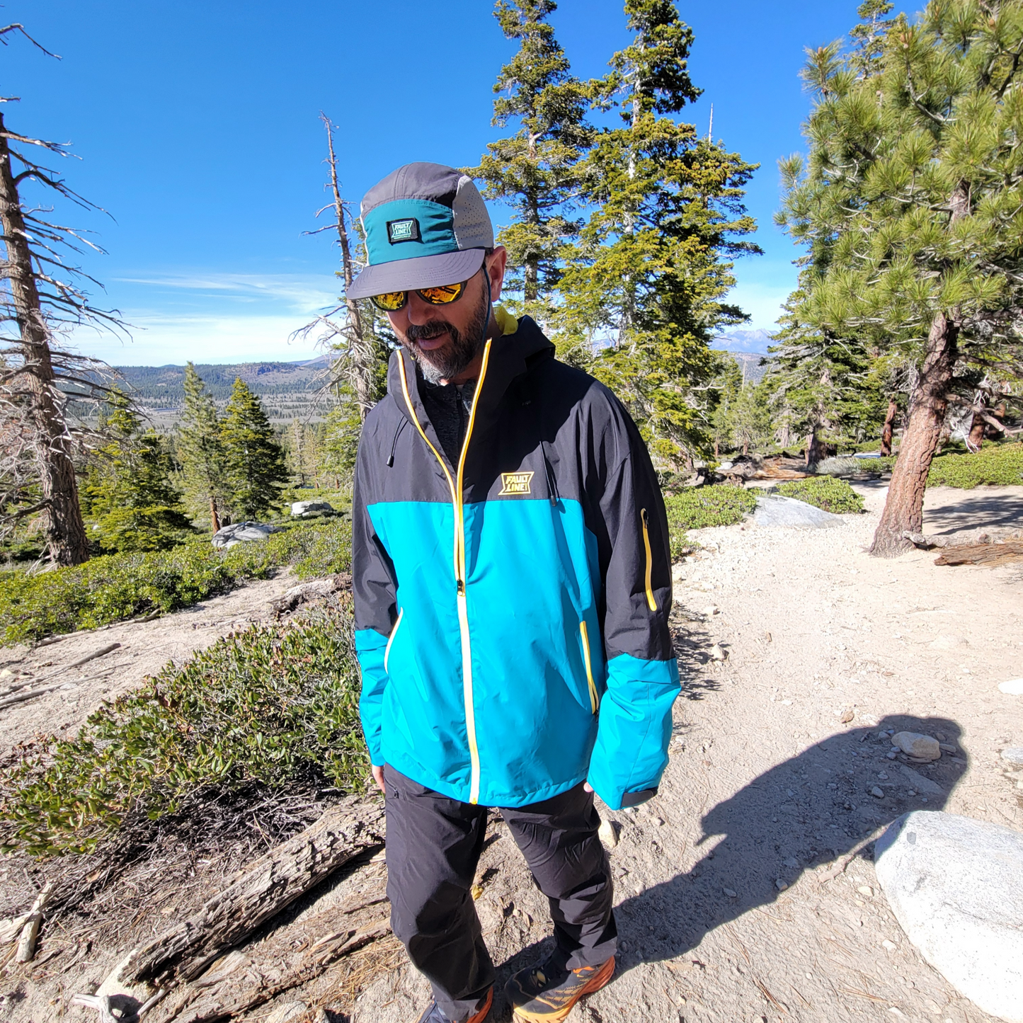 Forest Trail Waterproof Jacket - Black/Teal