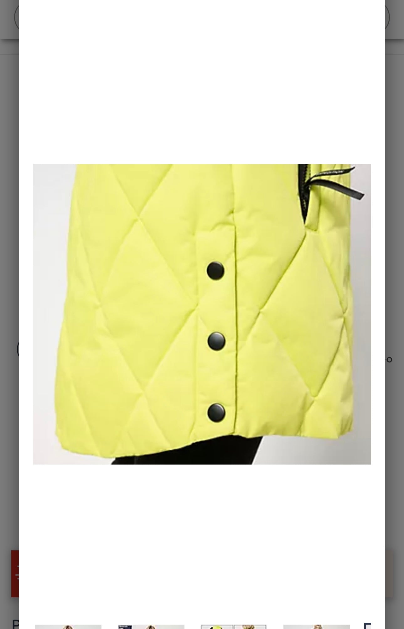 Arctic Expedition Diamond Quilted Parka with. Size Medium