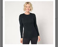 Cuddl Duds Layers Softwear with Stretch Long Sleeve Crew
