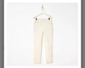 demin & co petite color classic denim dparkle cuff ankle jean. Winter White/ Size 12