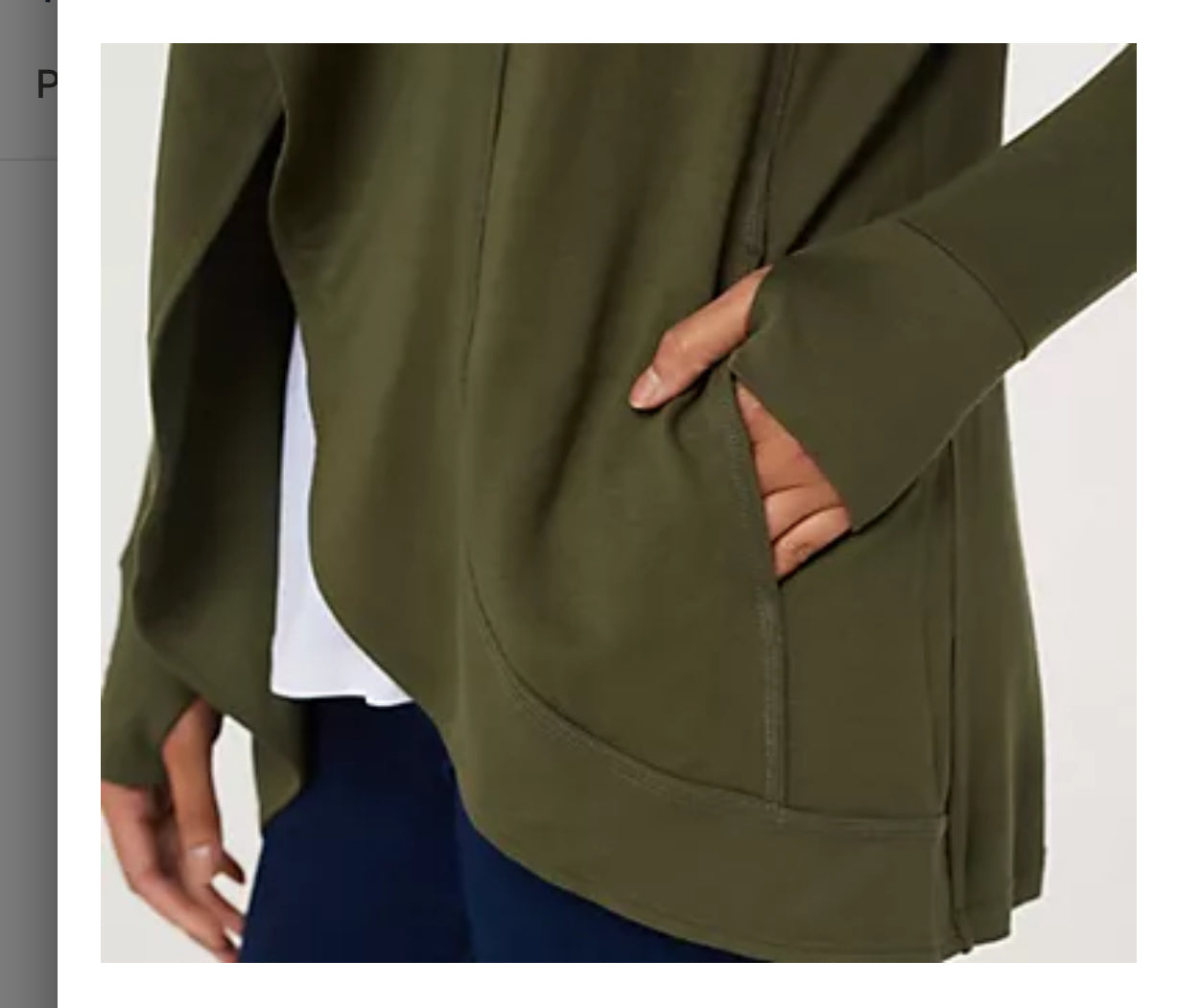 Susan Graver Weekend Jersey Knit Crossover Cardigan