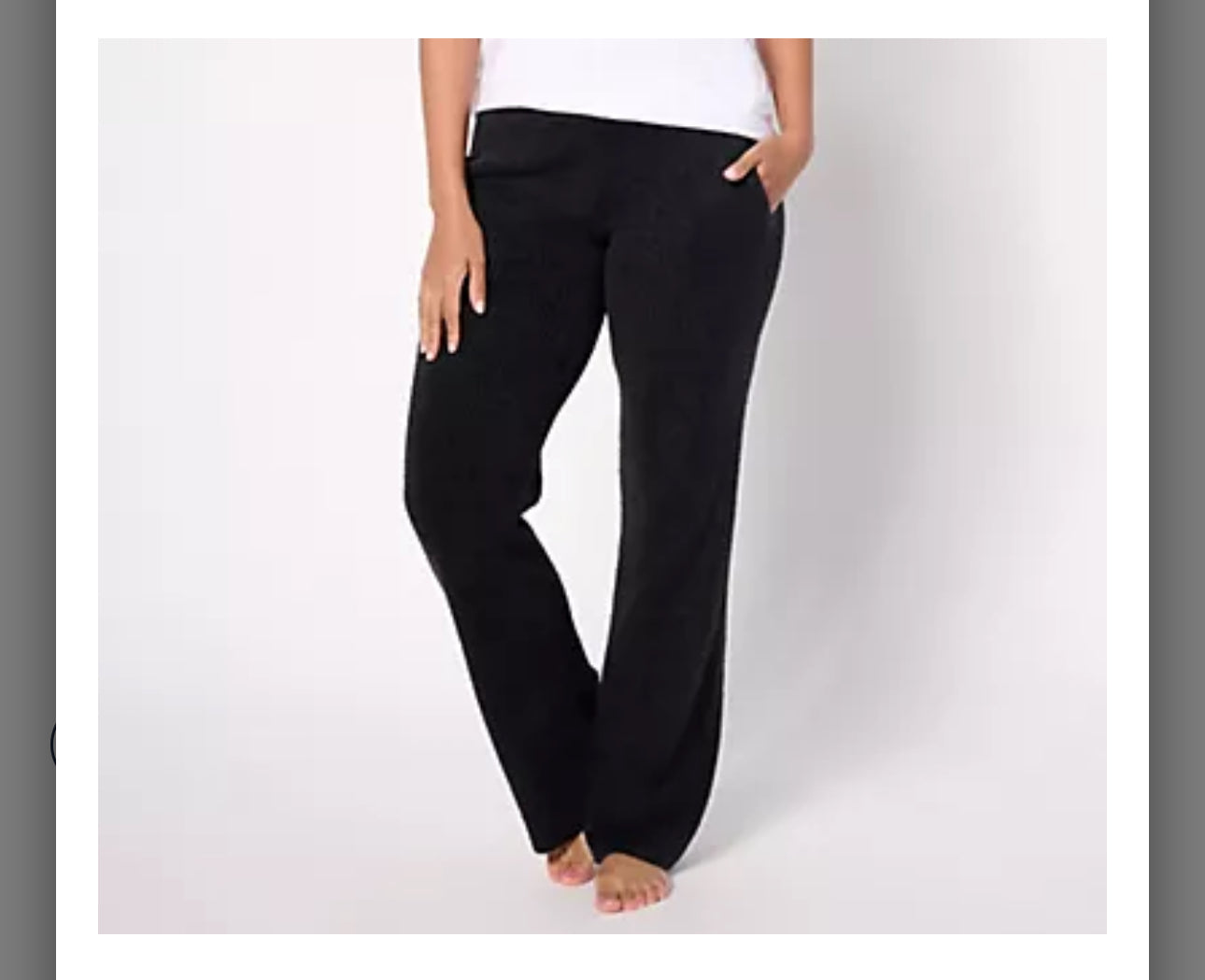 Barefoot Dreams Petite CozyChic Lite Welt Pocket Ribbed Pant
