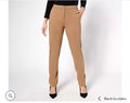 Tailored by Susan Graver Regular Sleek Ponte Straight Leg Trouser. Size Xl large
