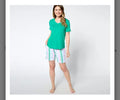 Cuddl Duds Cotton Core T-Shirt and Short Lounge Set
