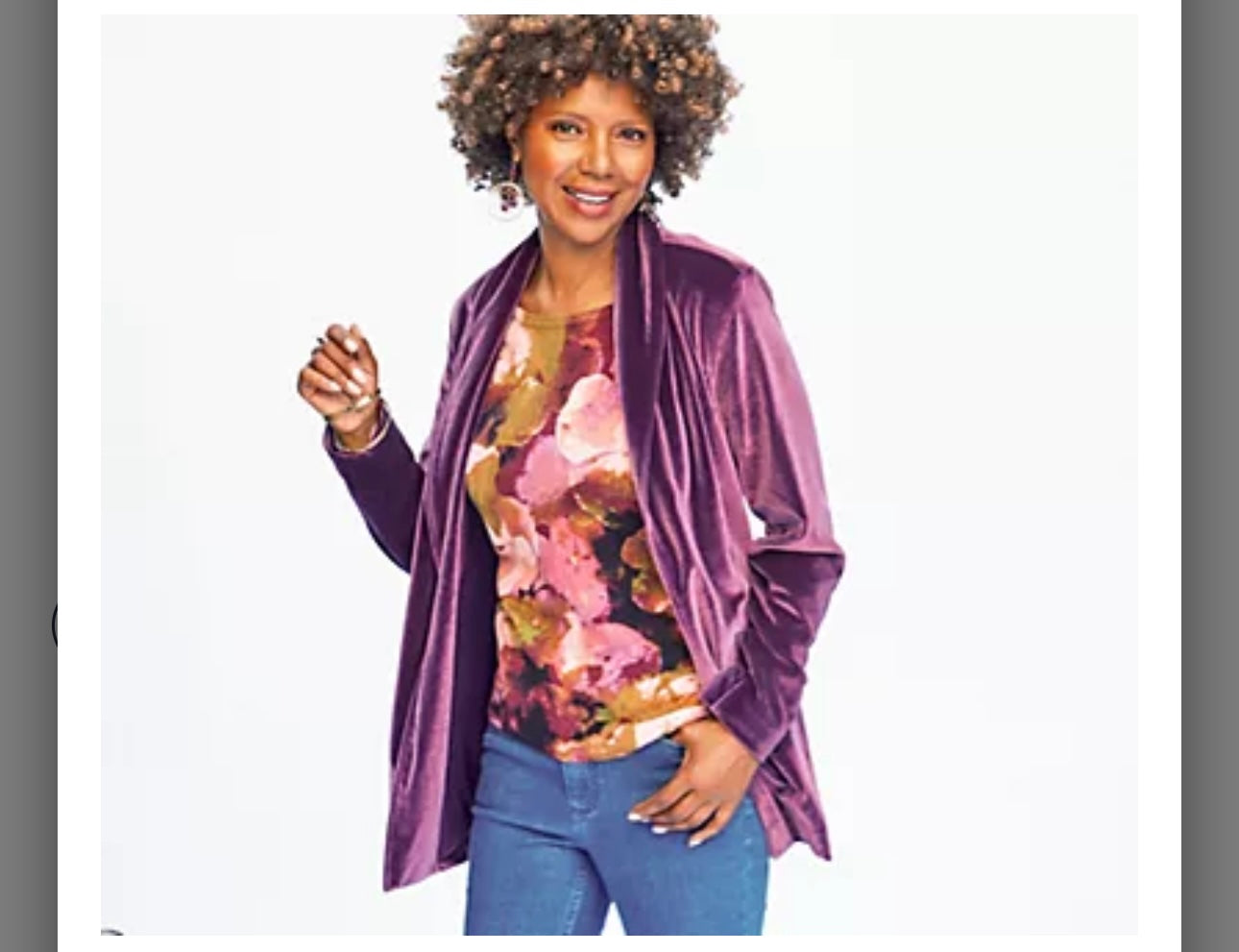 BEAUTIFUL by Lawrence Zarian The Sharon Self-Belted Velvet Blazer. X-Small