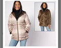 Susan Graver Reversible Quilted Woven & Plush Fleece Jacket