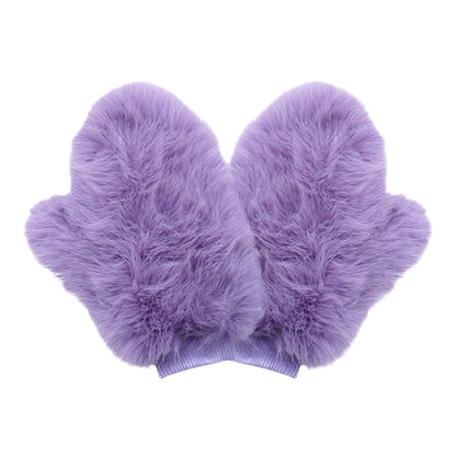 Faux Fur Mitten Gloves