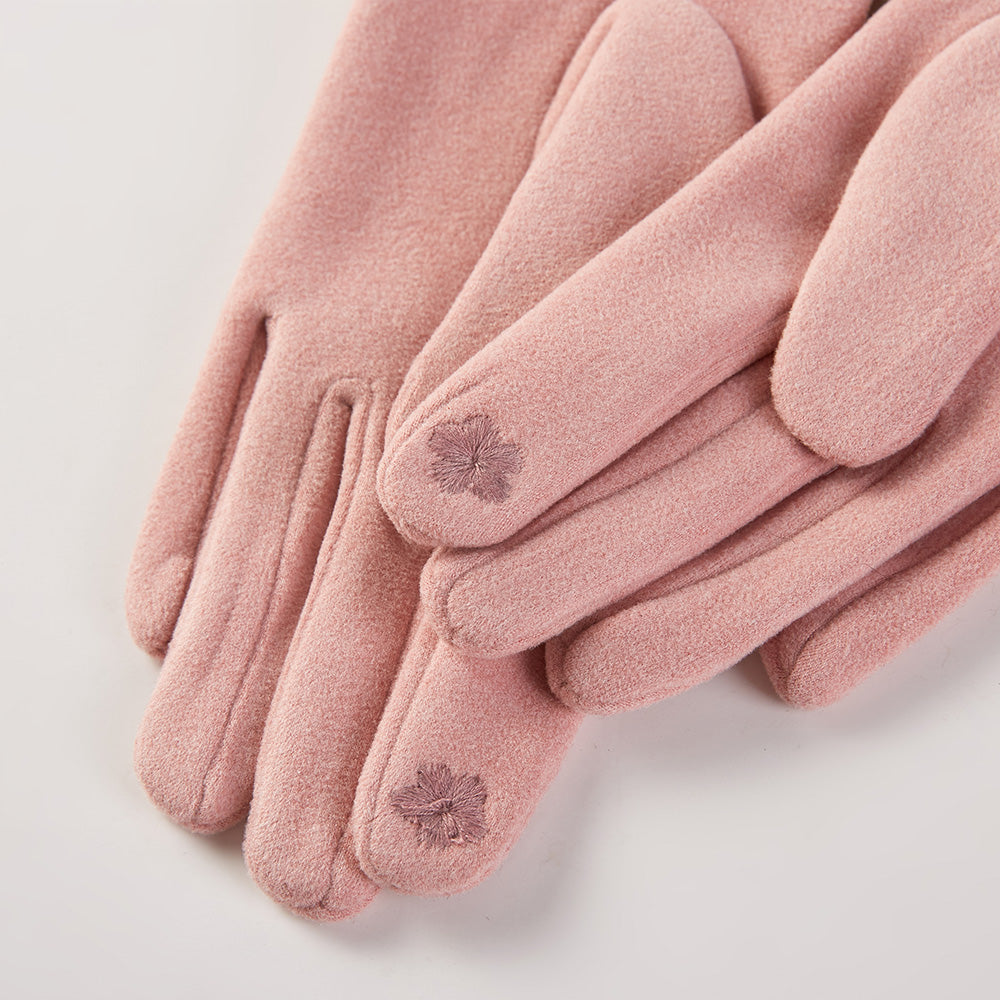 Knot Bow Accent Smart Touch Gloves