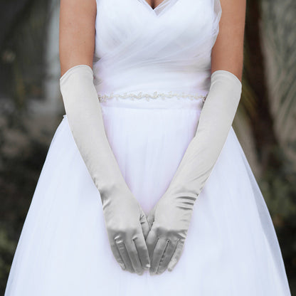 Dressy Satin Wedding Chic Gloves