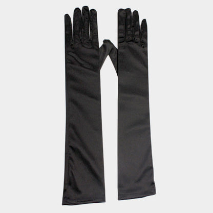 Dressy Satin Long Wedding Gloves