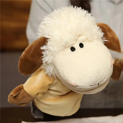 Stuffed Plush Animal Finger Story Puppet Toys