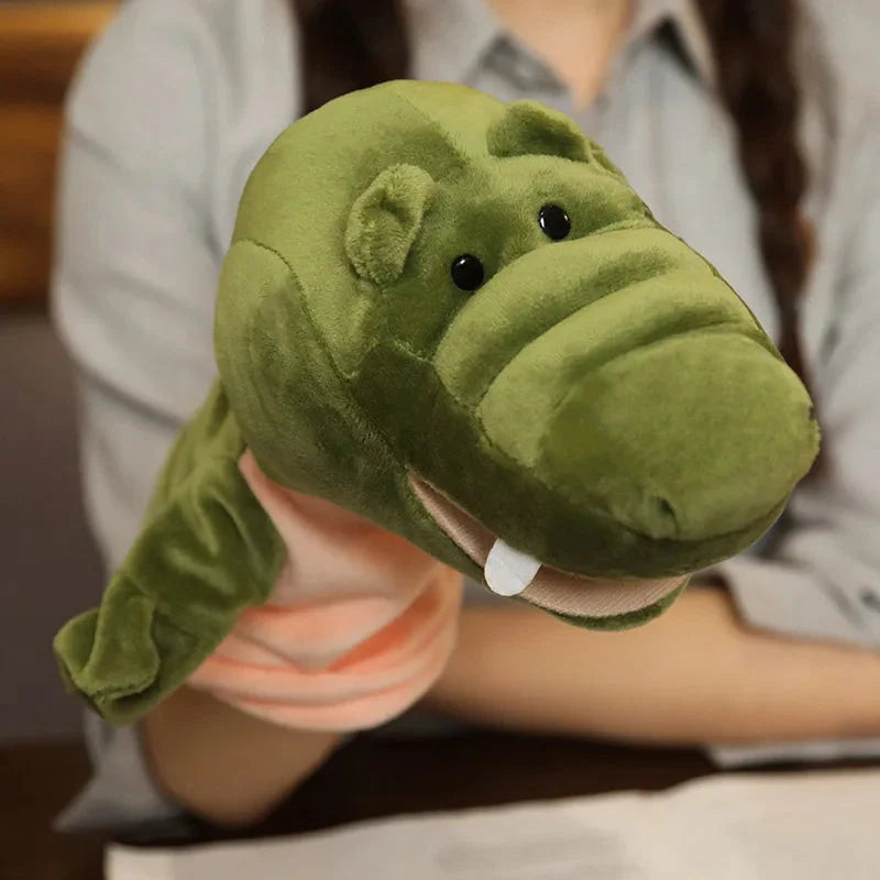 Stuffed Plush Animal Finger Story Puppet Toys