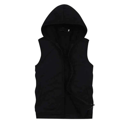 Men's Sleeveless Hoodie Tank Top Sportswear