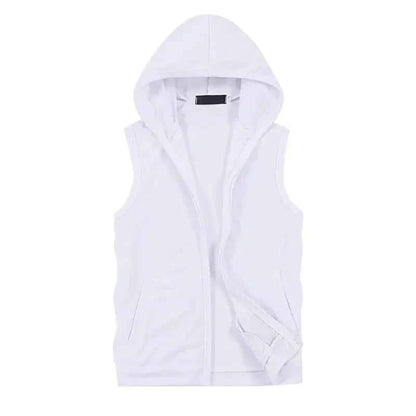 Men's Sleeveless Hoodie Tank Top Sportswear