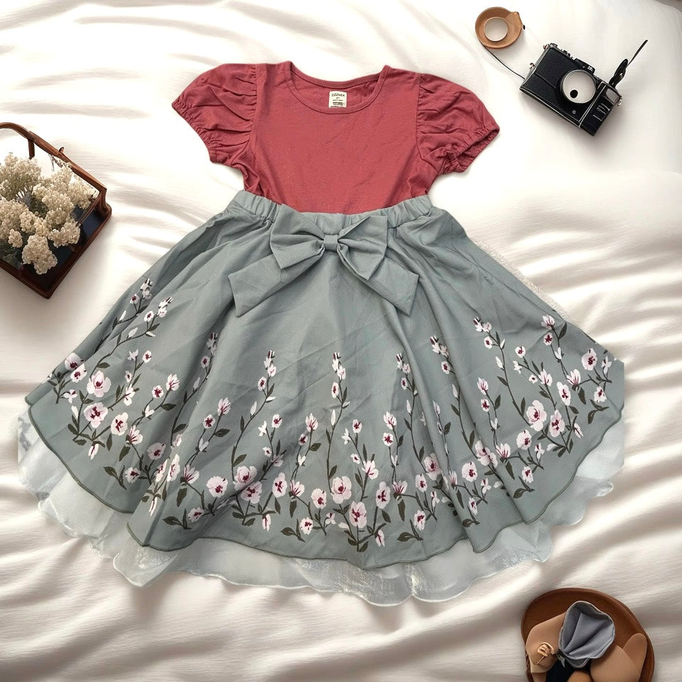Soft and Breathable Organic Cotton Dress for Girls | Bloom