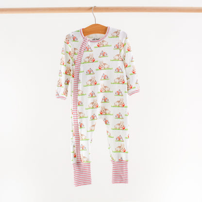 Mascot Mania in Arkansas Organic Cotton Kids Pajamas