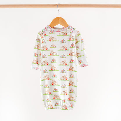 Mascot Mania in Arkansas Organic Cotton Kids Pajamas