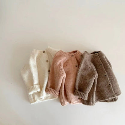Premium Kids' Organic Cotton Cardigan | Made in Peru
