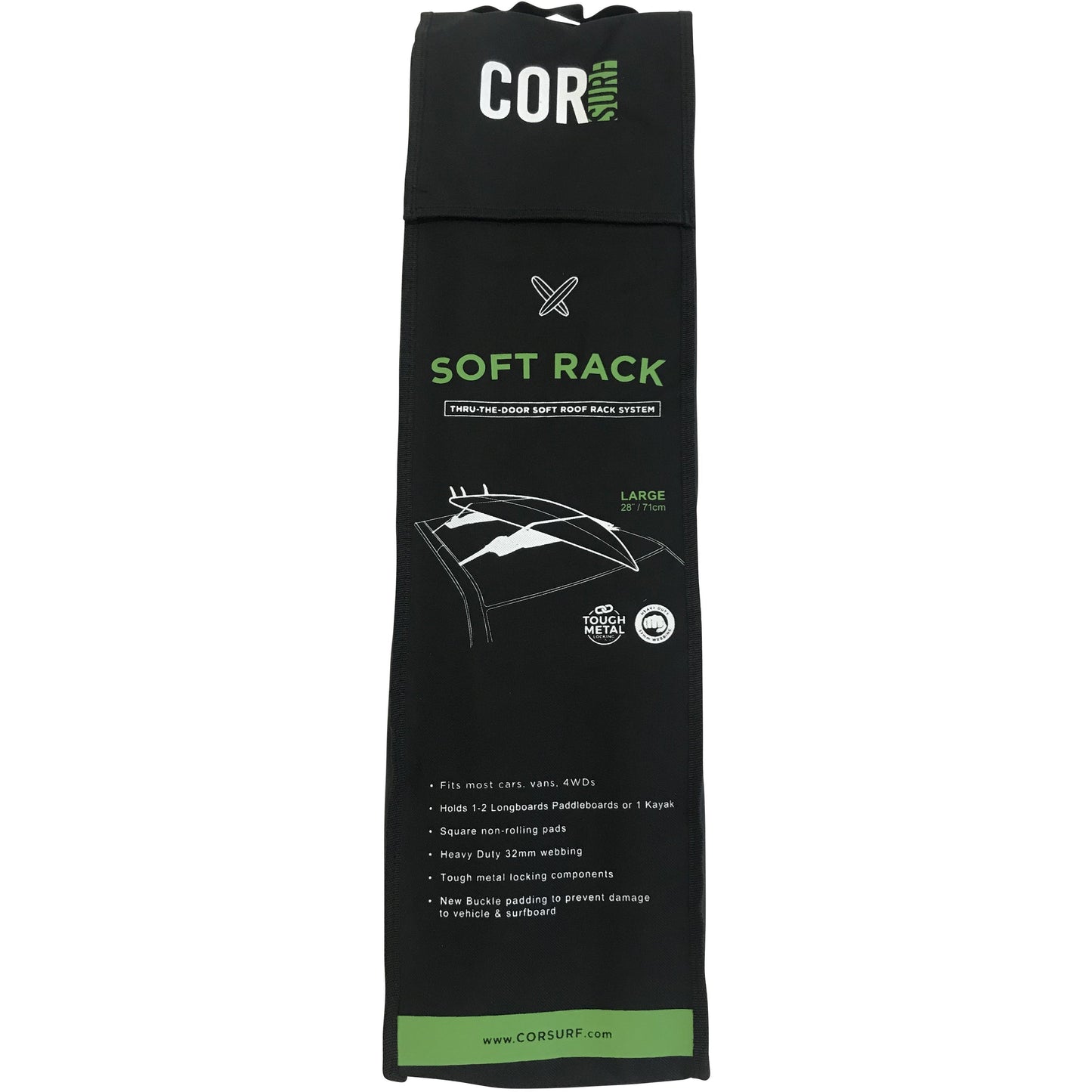 Soft Car Racks | Universal Fit Roof Rack for Surf, SUP Canoe or Kayak