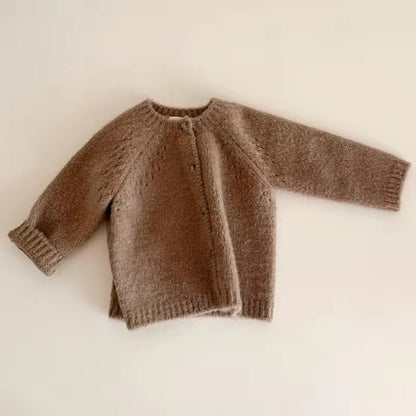 Premium Kids' Organic Cotton Cardigan | Made in Peru