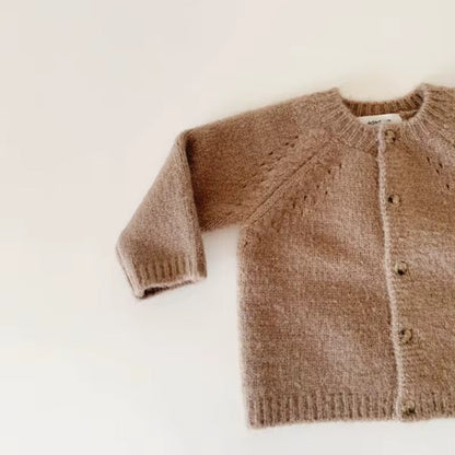 Premium Kids' Organic Cotton Cardigan | Made in Peru