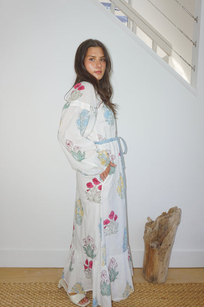 Joel Maxi Dress in Mixed Floral