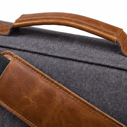 Men's Canvas Messenger Bag – Large Format Commuter Carry