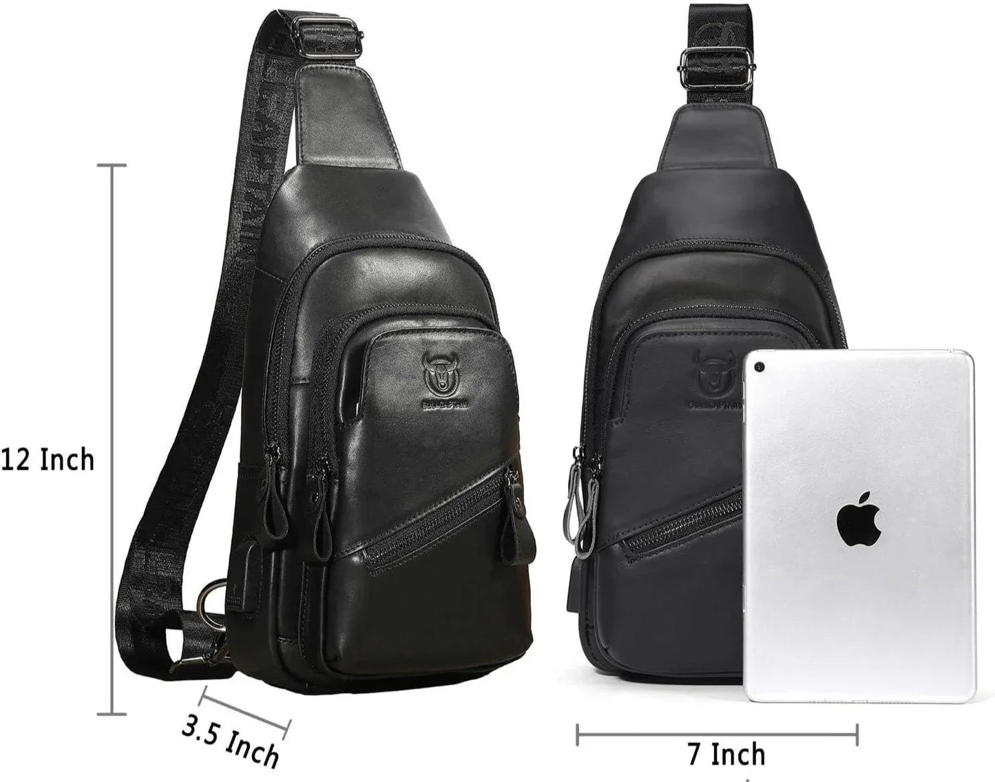 Men's Genuine Leather Sling Bag – Modern Work Carry