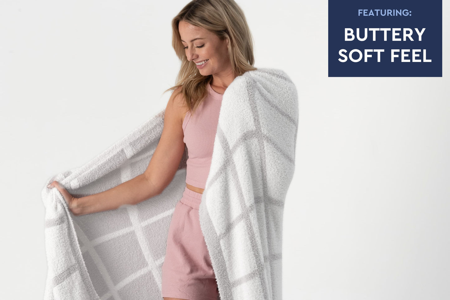 Cozy Stretch Throw Blanket